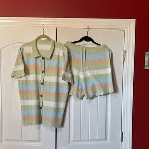 Amazon crochet short set